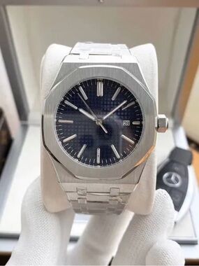 Luxury 41mm stainless steel automatic mechanical men’s watch